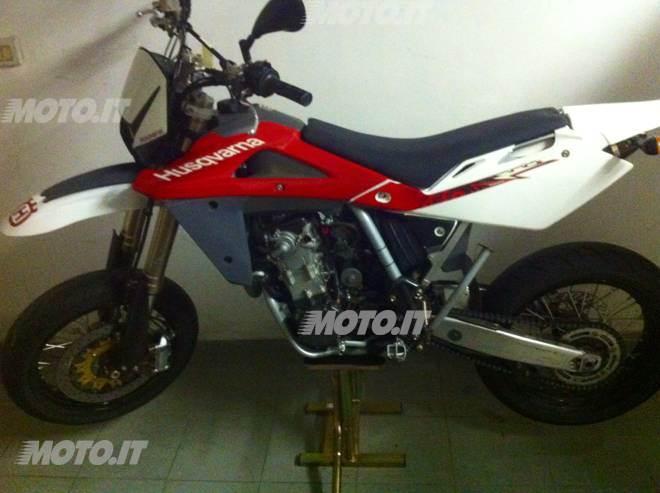 Husqvarna SM 450 from Florence, Italy to Dresden Germany