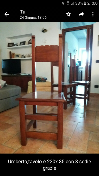 Tavolo più 8 sedie