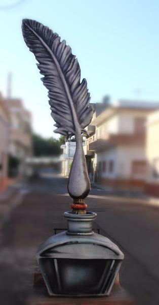 Statua in cartapesta da Lecce a Udine