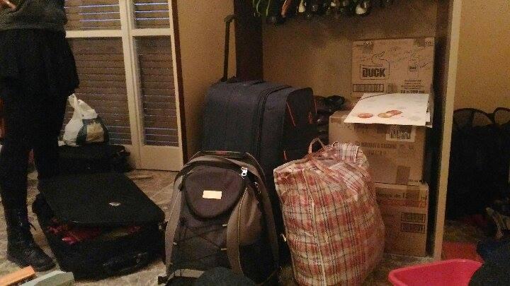 Trasporo di cartoni/borse