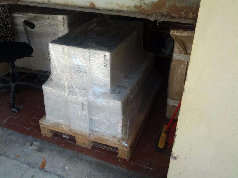 trasporto pallet epa olio da Genova a Pomezia