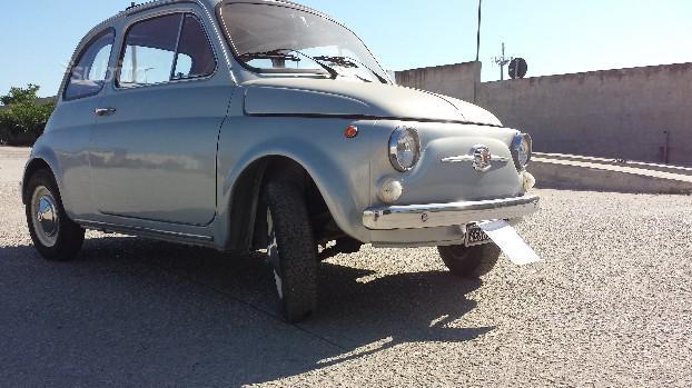 trasporto di una fiat 500 d epoca
