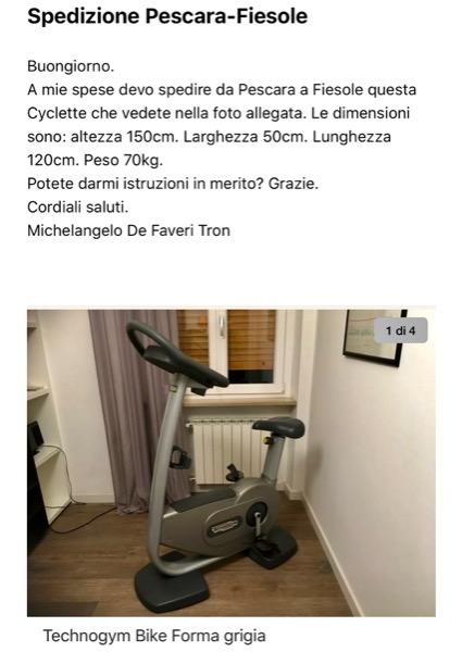 Trasporto Cyclette
