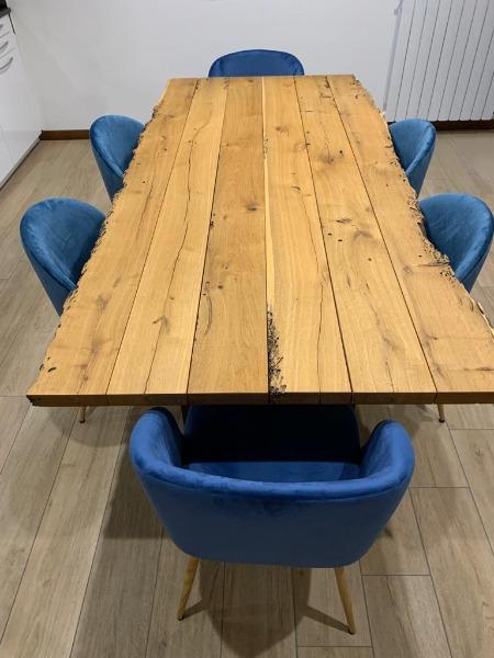 Tavolo in legno con gambe in ferro Roma RM - Venezia VE