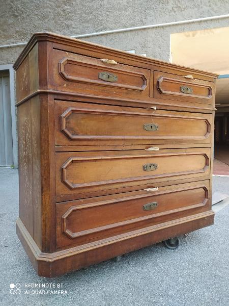 Cassettiera in legno 90x60x120cm 50kg